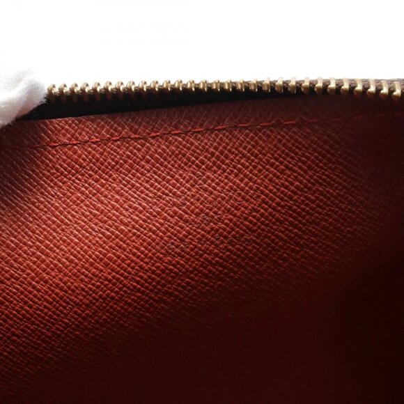 LOUIS VUITTON Papillon 30 Damier Ebene Handbag canvas leather Brown Used - Picture 6 of 9